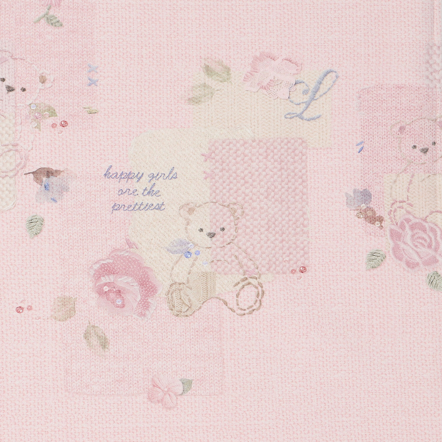 Girls Pink Baby Blanket, 1, hi-res